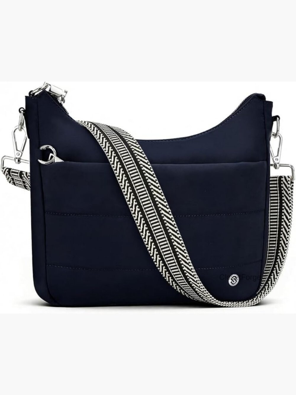 Anti Theft Quilted Hobo Crossbody Bag with RFID Blocking Built-In Wallet - Picture 1 of 7